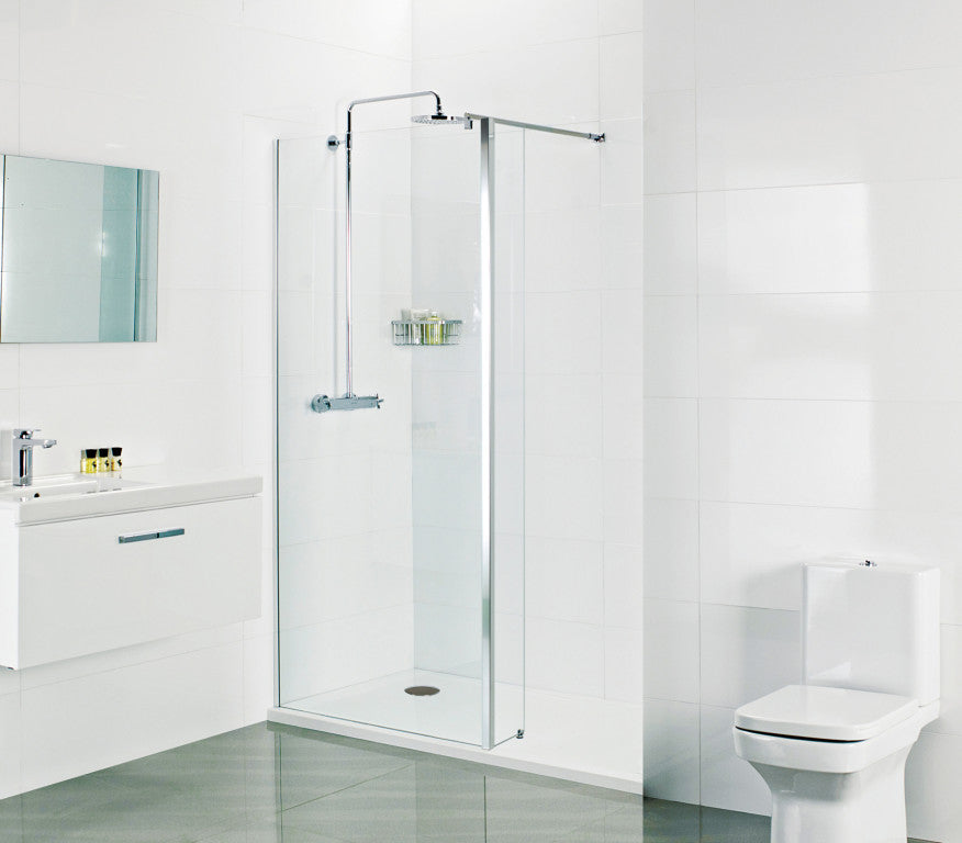 Stonebridge Enhance Fixed Deflector Panel - 8mm glass 200x2000