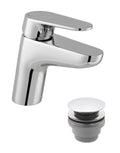 Stonebridge Basin Monobloc Mixer Click Clac Waste - Chrome